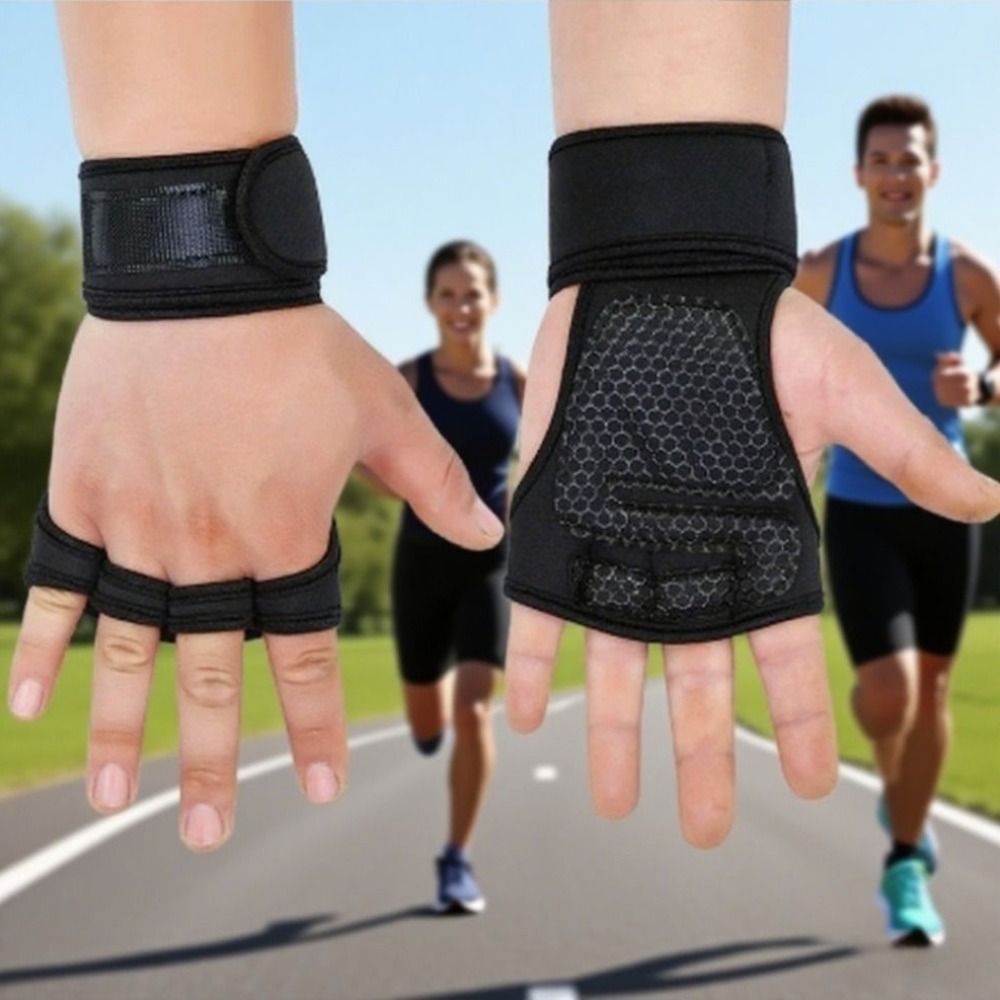 Workout Glove Gym - Rutschfeste Fitness-Handschuhe, verschleißfeste Handgelenkschutz-Handschuhe zum Gewichtheben,