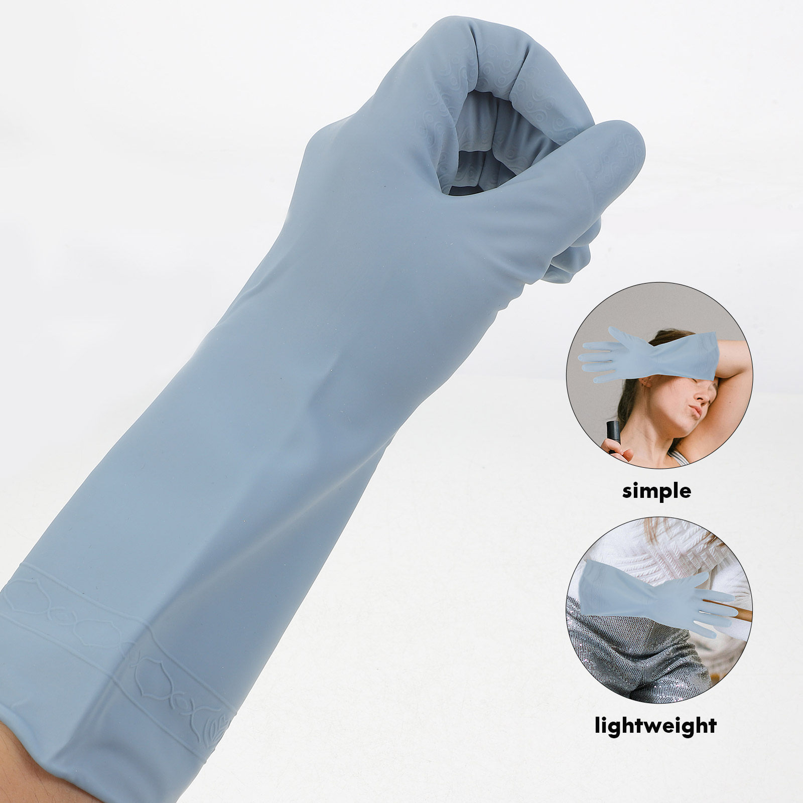 3 Paar wasserdichte Gummi-Küch – Dish Glove Rubber Bewertung und Preis
