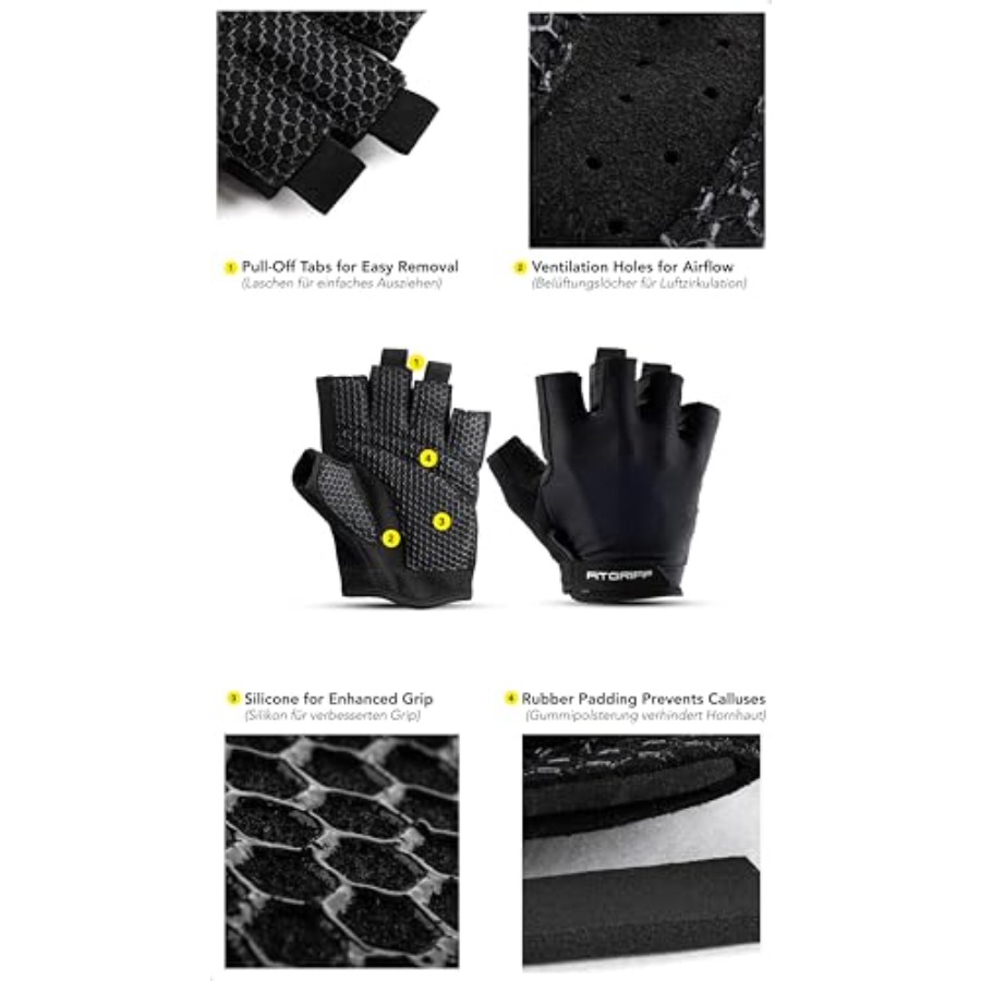 ®   Gepolsterte Trainingshands – Workout Glove Gym Bewertung und Preis