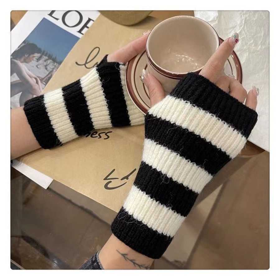 Y2k-Accessoires Kälteresistent – Fingerless Glove Knit Bewertung und Preis