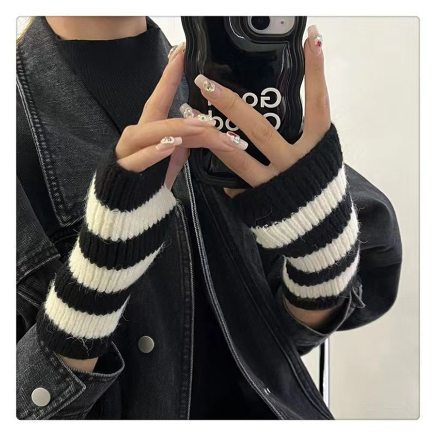 Y2k-Accessoires Kälteresistent – Fingerless Glove Knit Bewertung und Preis