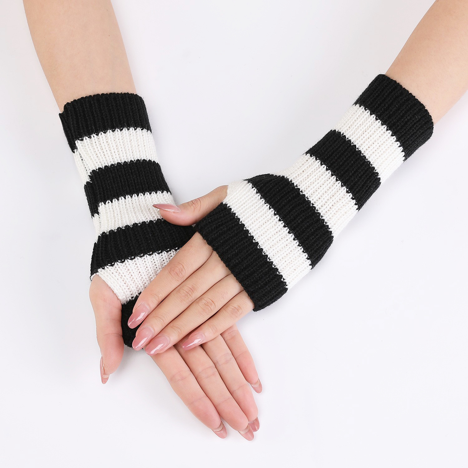 Y2k-Accessoires Kälteresistent – Fingerless Glove Knit Bewertung und Preis