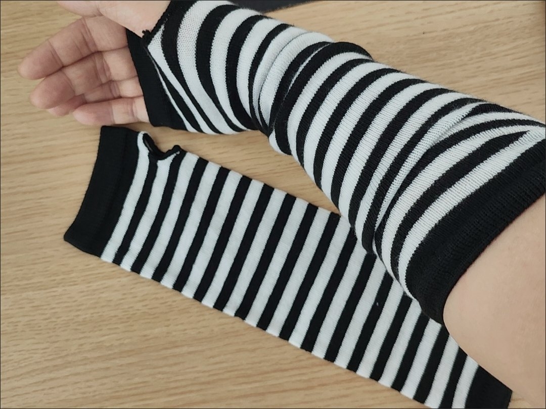 2 Paar warme gestrickte lange  – Fingerless Glove Knit Bewertung und Preis